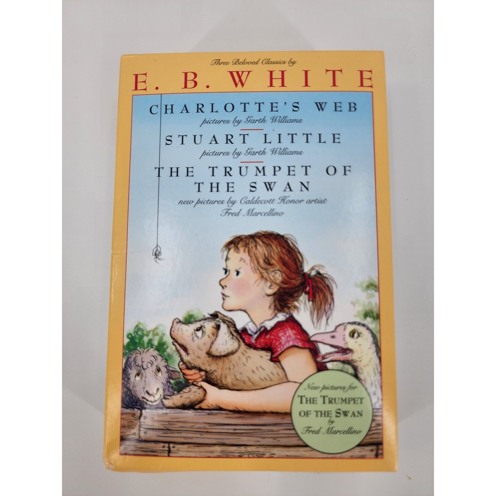 EB White Box Set Charlottes Web Stuart Little Trumpet ofthe Swan 3 BookPaperback